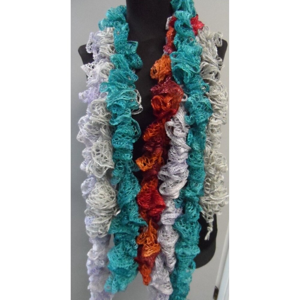 Handmade Crochetted Scarves Made By Nursing Home Residents New!!!